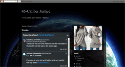 Desktop Screenshot of 45caliberjustice.com