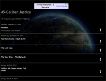 Tablet Screenshot of 45caliberjustice.com